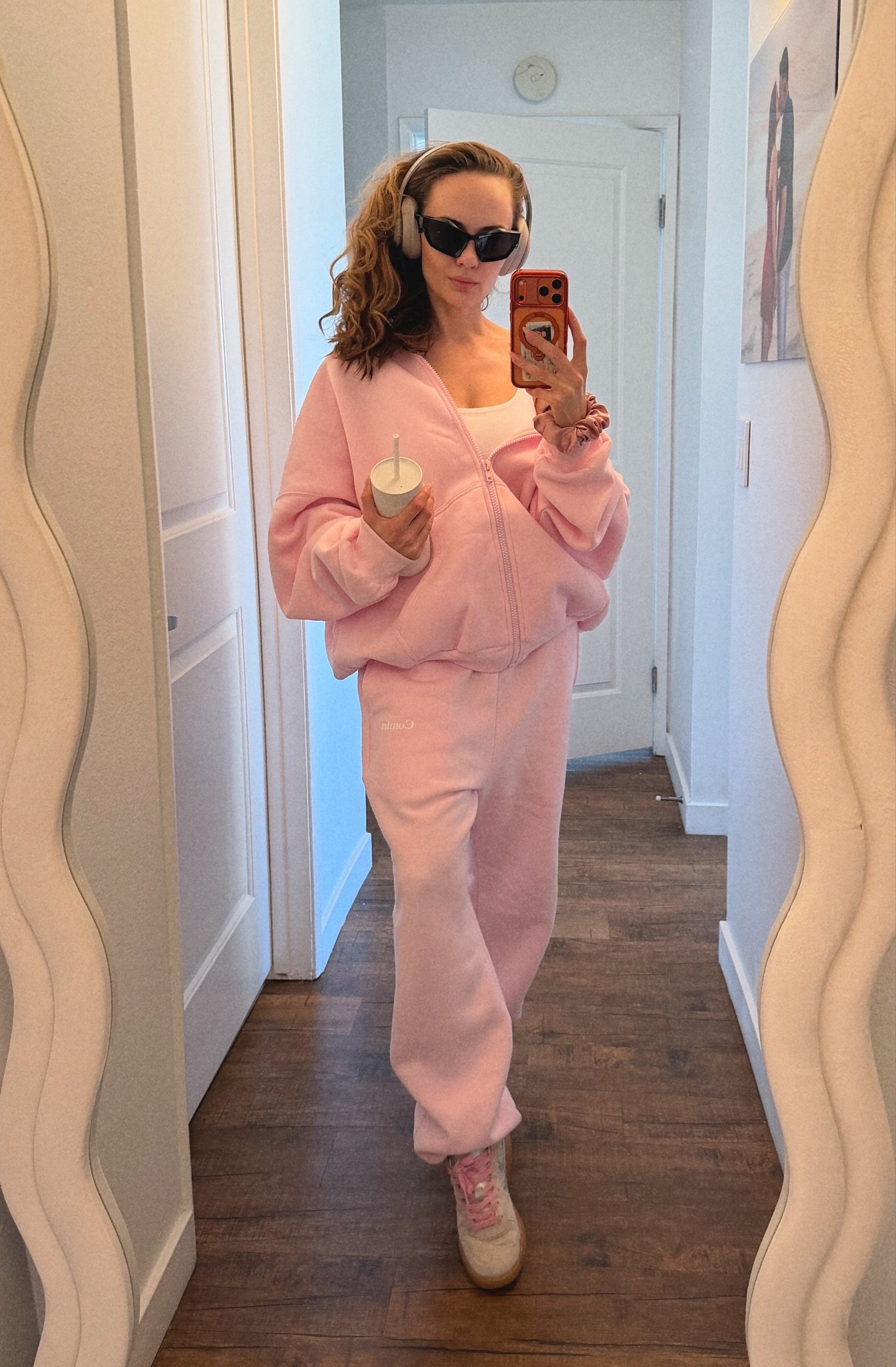 All pink airport outfit 💕✈️ 

#LTKStyleTip #LTKTravel