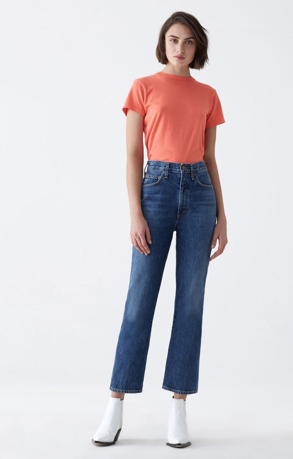 Pinch Waist Hi Rise Kick Jean in Placebo | AGOLDE