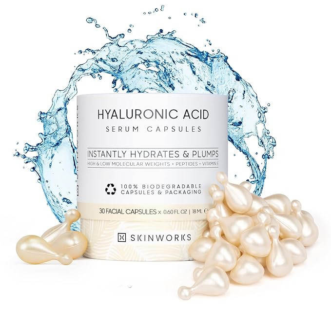 Hyaluronic Acid Serum for Face, Anti Aging Serum for Fine Lines & Wrinkles, Hydrating Glow, Face ... | Amazon (US)