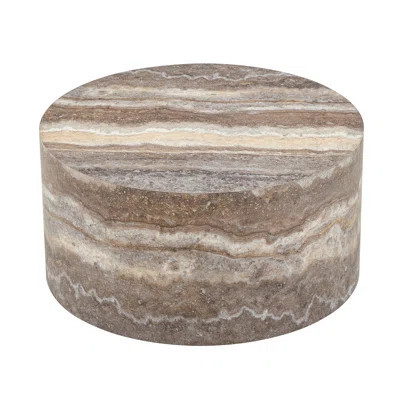 Cave stone patterned MDF round coffee table, 23.6 inches in diameter x 11.8 inches in height, MDF material living room furniture. Suitable for industr | Wayfair North America