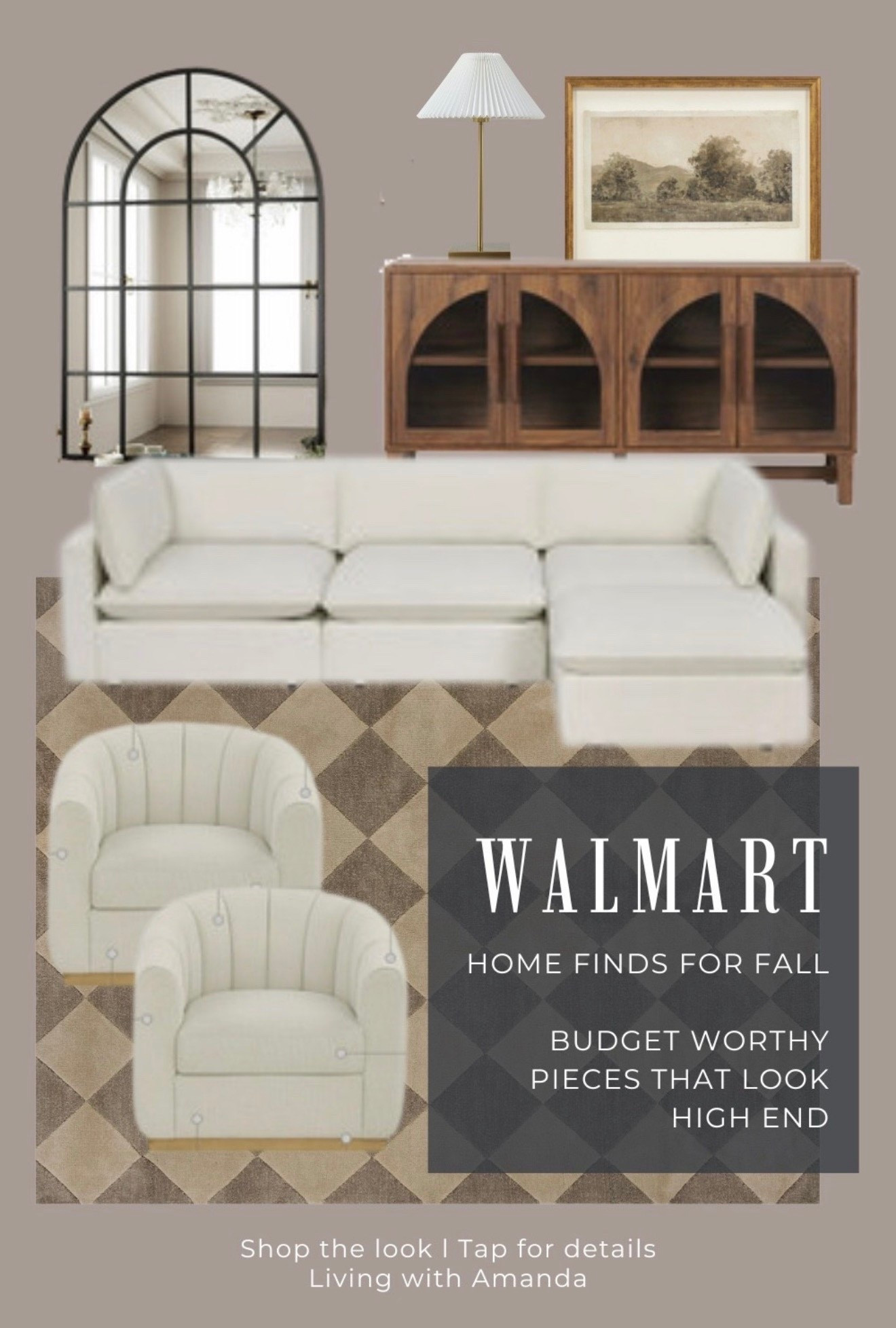 ITS WALMART!! This room is a show-stopper. It’s truly making me want to move all of my existing furniture out to utilize these pieces. 

This room is a designers dream on a budget. Did I mention it’s from Walmart??


#LTKHome #LTKSeasonal #LTKFallSale

#LTKSeasonal #LTKHome #LTKFallSale

#LTKSeasonal #LTKHome #LTKSaleAlert