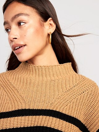 Mock-Neck Tunic Sweater for Women | Old Navy (US)
