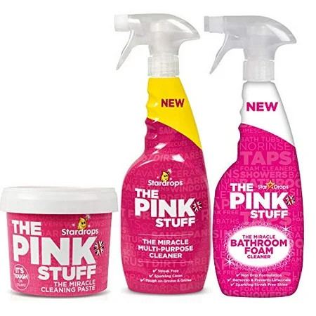 Stardrops - The Pink Stuff - The Miracle Cleaning Paste, Multi-Purpose Spray, And Bathroom Foam 3-Pa | Walmart (US)