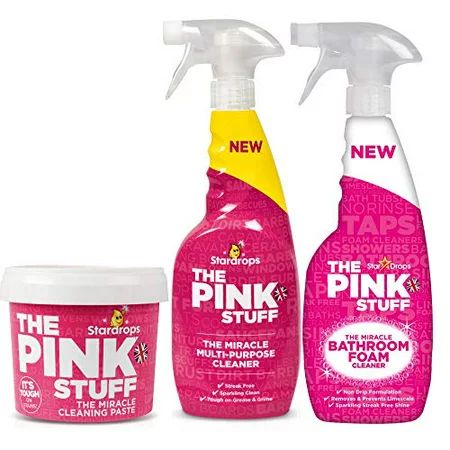 Stardrops - The Pink Stuff - The Miracle Cleaning Paste, Multi-Purpose Spray, And Bathroom Foam 3-Pa | Walmart (US)