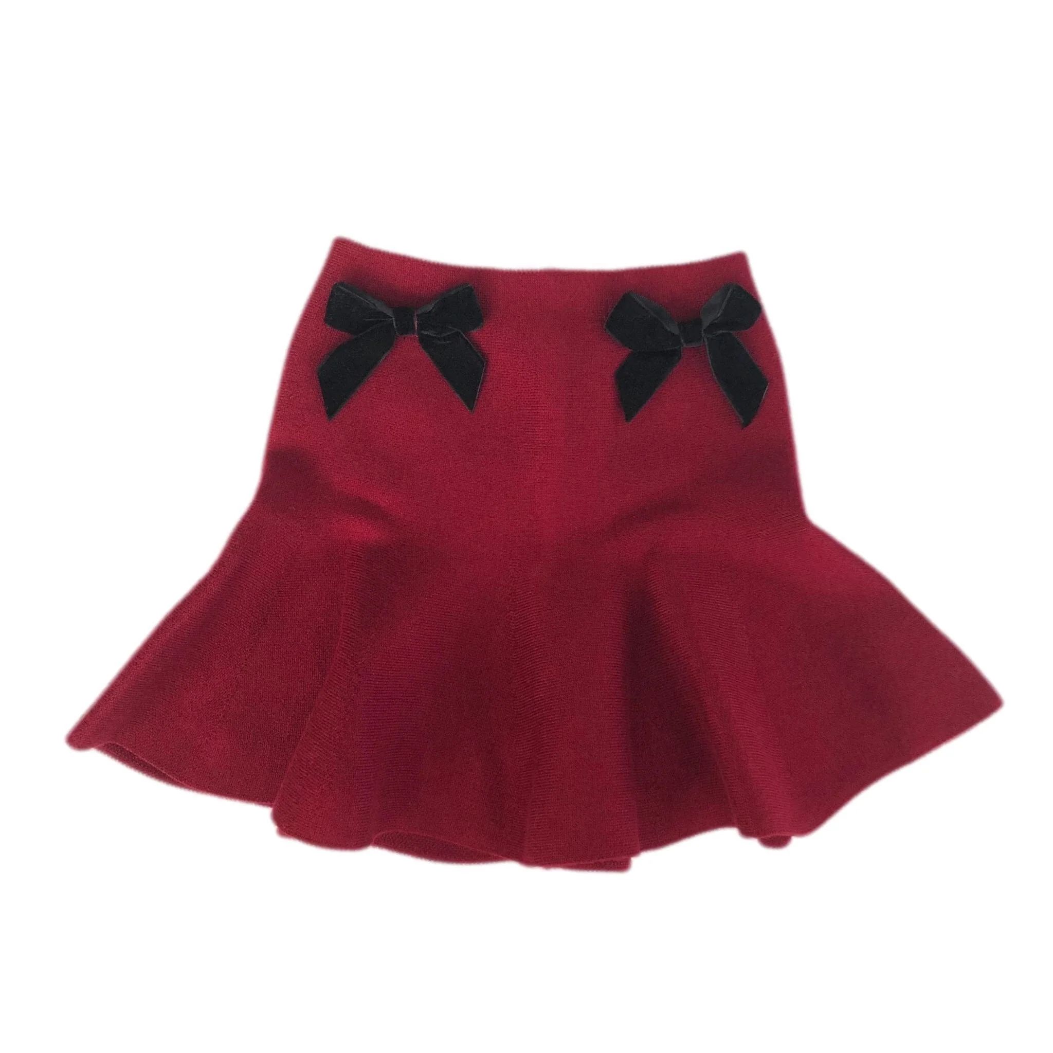 Flare Skirt with Velvet Bows | petite maison kids