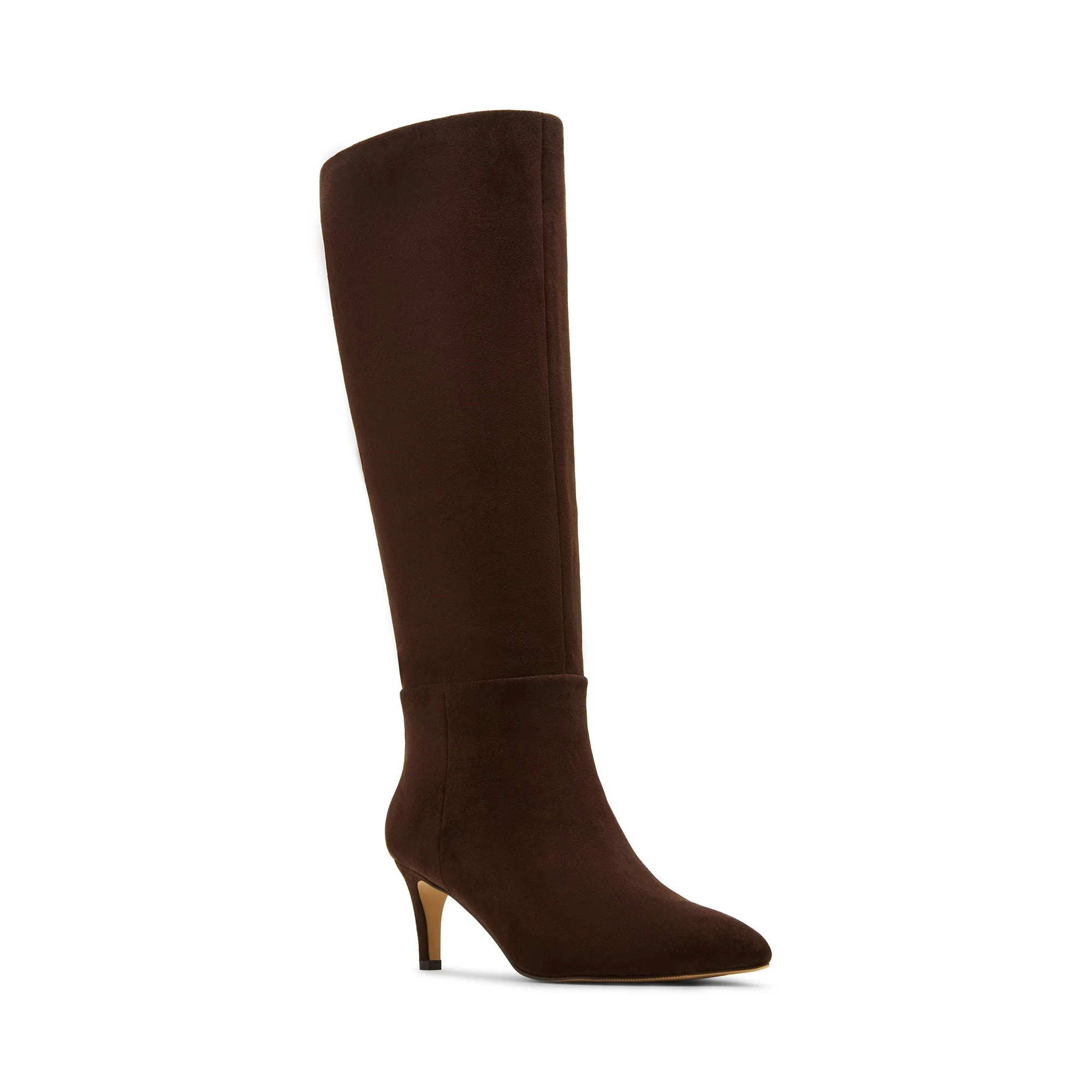 Madden Girl Women's Sabrina Tall Shaft Kitten Heel Boot (Wide Calf Available) | Walmart (US)
