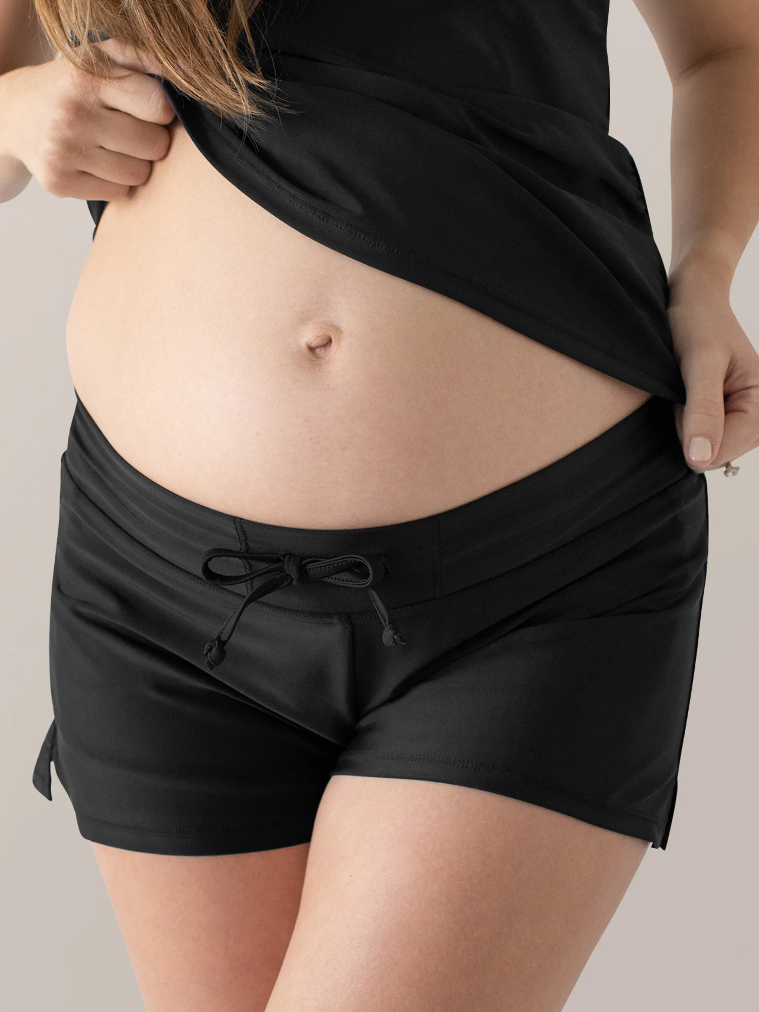 Maternity & Postpartum Swim Short | Black - Kindred Bravely | Kindred Bravely