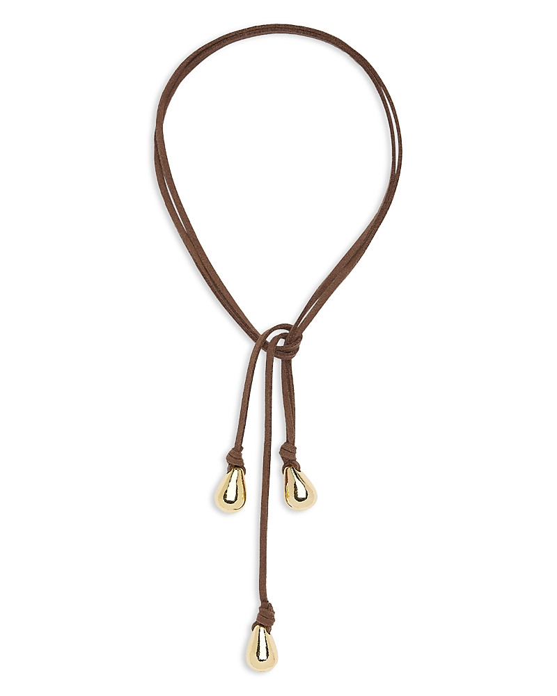 Ramy Brook Yara Triple Nugget Suede Lariat Necklace, 48 | Bloomingdale's (US)