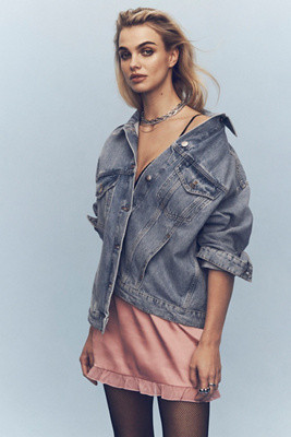 By Anthropologie Sheer Ruffle Mini Skirt | Anthropologie (US)