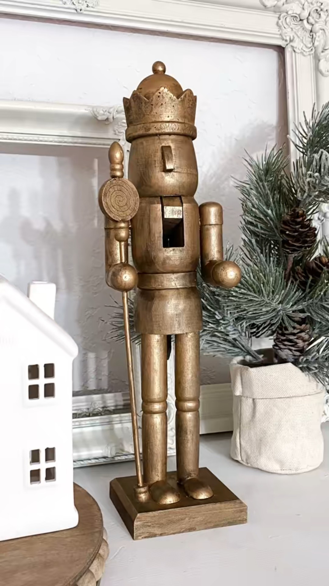 DIY nutcracker! 

#LTKHome #LTKHoliday #LTKSeasonal