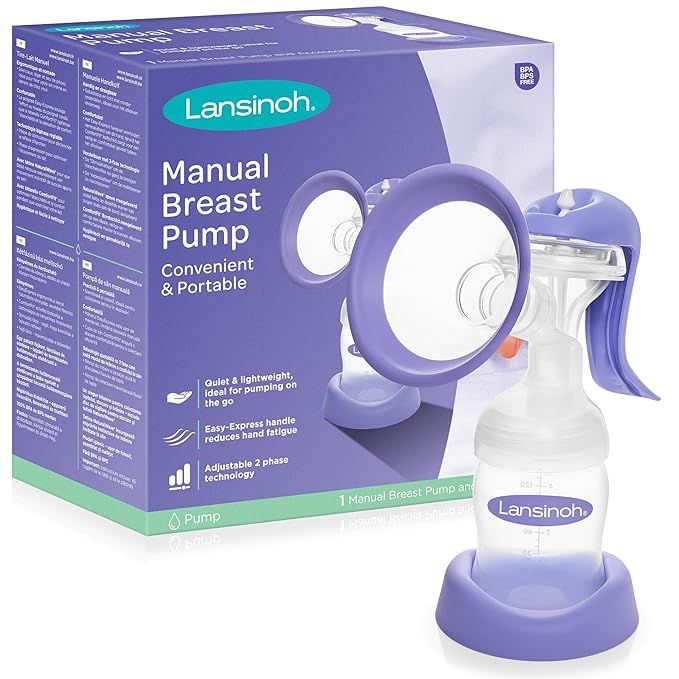 Lansinoh Manual Breast Pump, Hand Pump for Breastfeeding | Amazon (US)