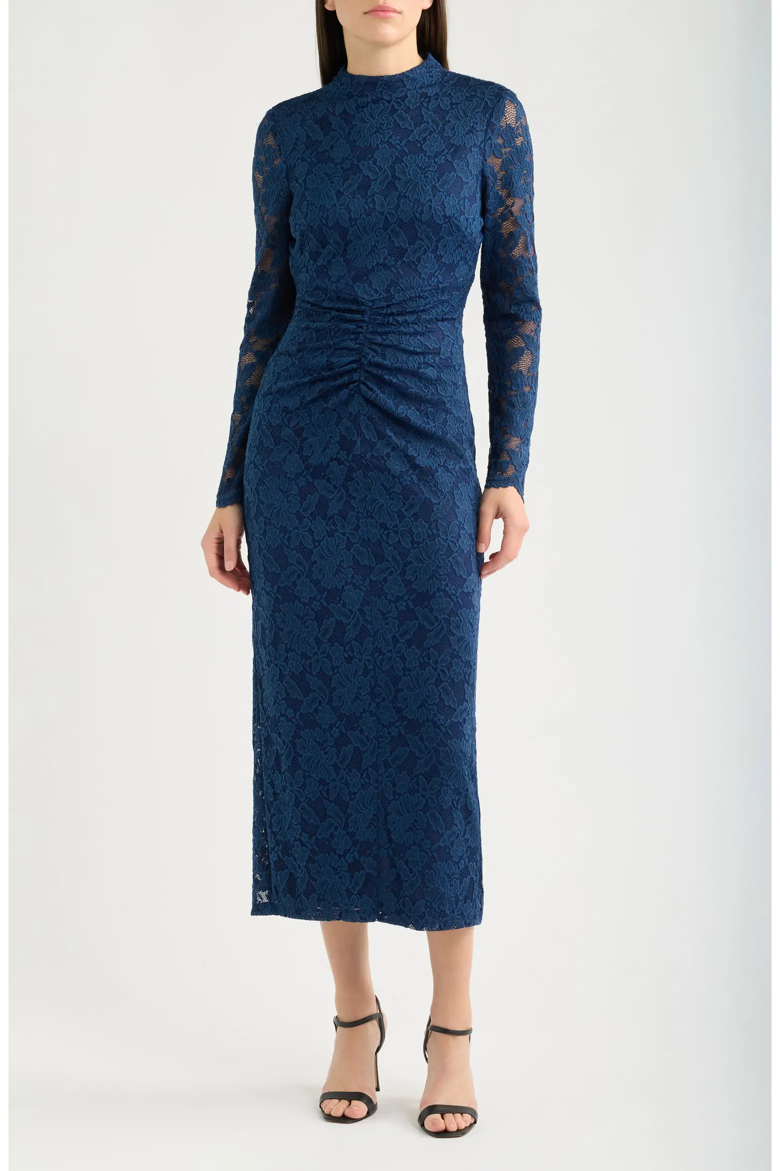 Vince Camuto Lace Long Sleeve Body-Con Midi Dress (Women) | Nordstrom | Nordstrom