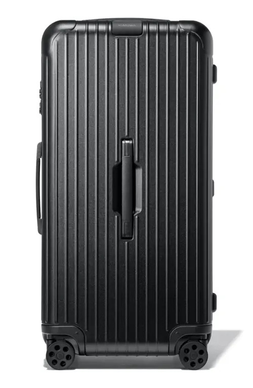 RIMOWA Essential Trunk Plus 32-Inch Wheeled Suitcase in Matte Black at Nordstrom | Nordstrom