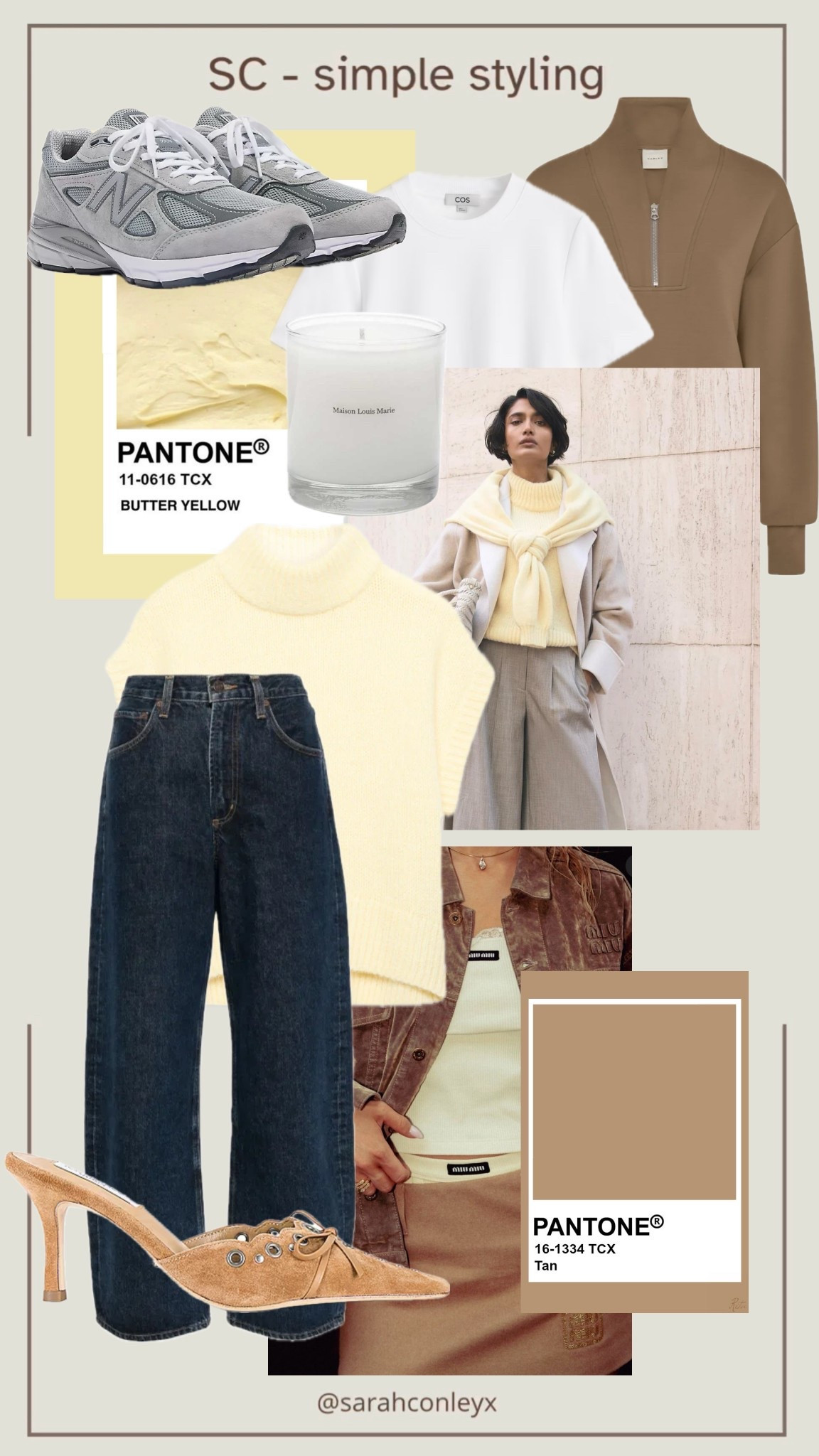 January wish list 
Butter yellow knitwear
Tan zip up
Agolde low curve jeans 
White basic tee


#LTKstyletip #LTKuk #LTKluxury