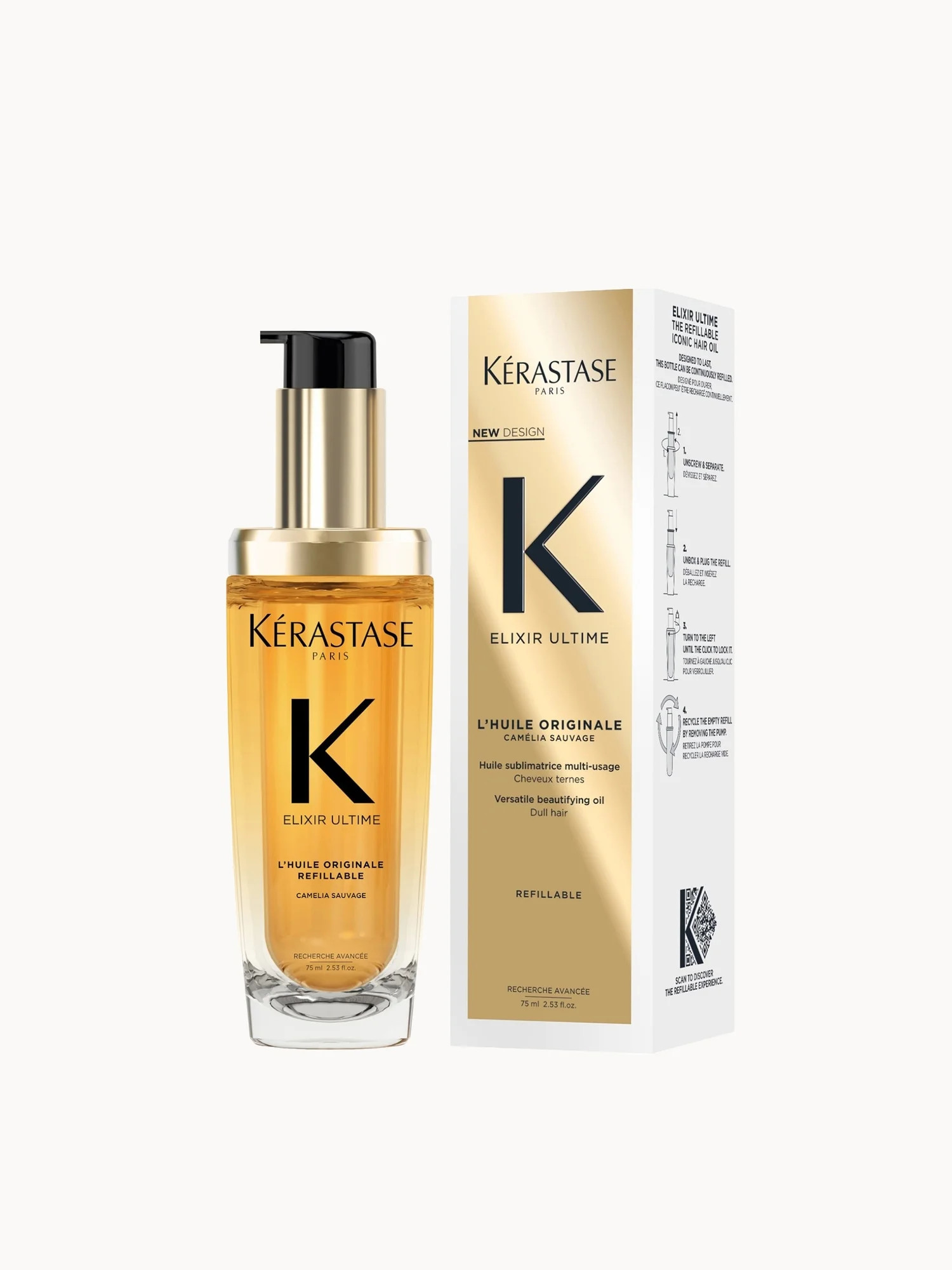 Kérastase Elixir Ultime L'Huile Originale Hair Oil 75ml | Look Fantastic (UK)