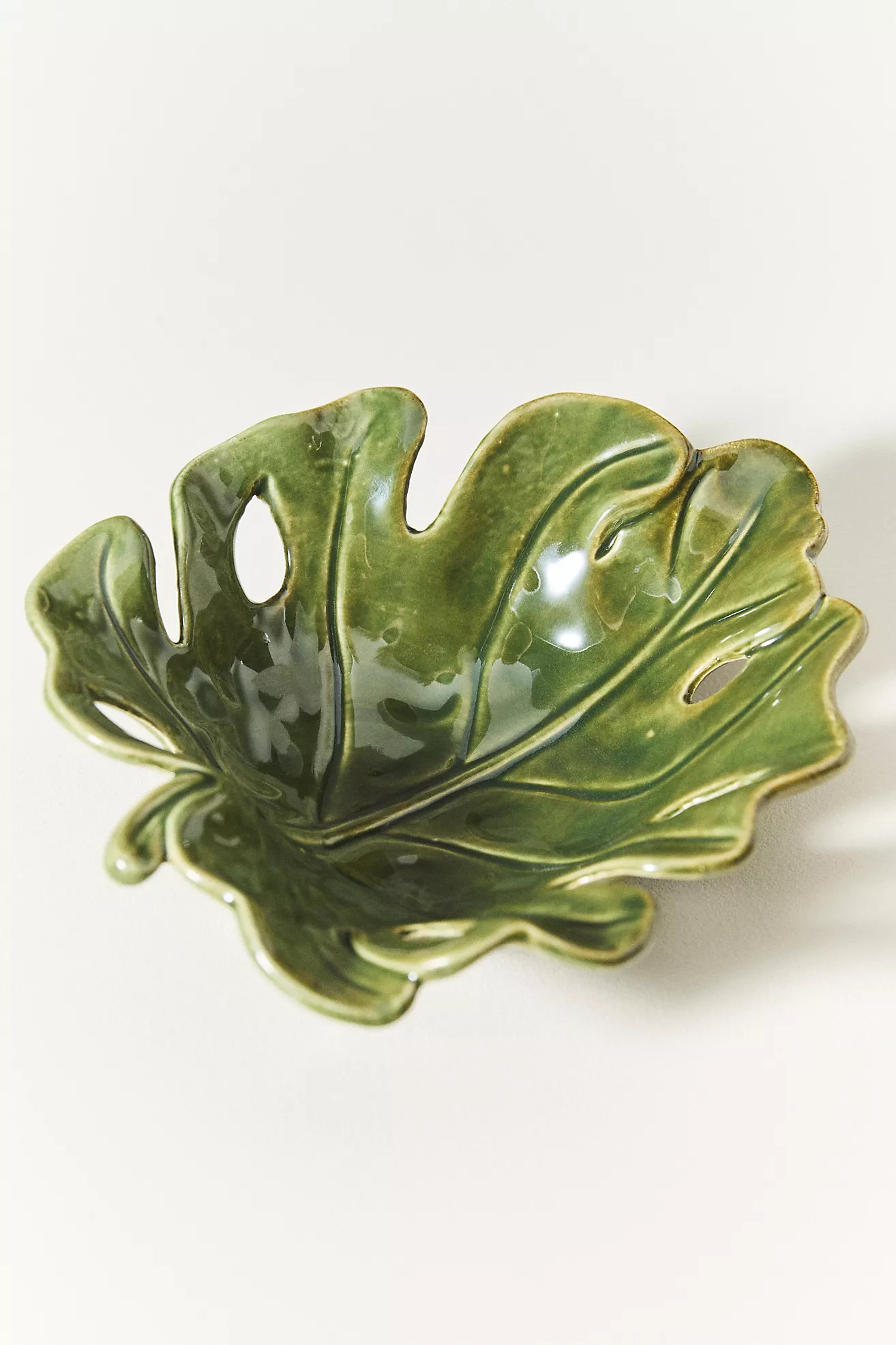 Monstera Stoneware Trinket | Anthropologie (US)