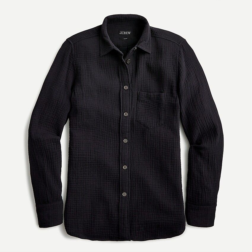 Classic-fit cozy gauze shirt | J.Crew US