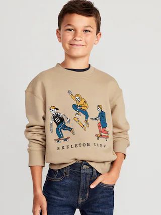 Crew-Neck Graphic Sweatshirt for Boys | Old Navy (US)
