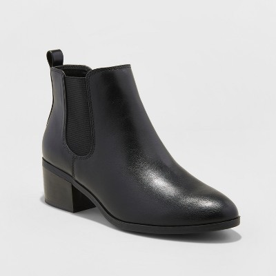 Women's Ellie Chelsea Boots - A New Day™ Black | Target