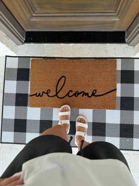 Love our new door mat

Checkered door mat / front porch essentials / sandals / lounge outfit / look for less sandals / summer outfit / layered rug / target / amazon / front door wreath /

#LTKHome #LTKSeasonal #LTKSaleAlert