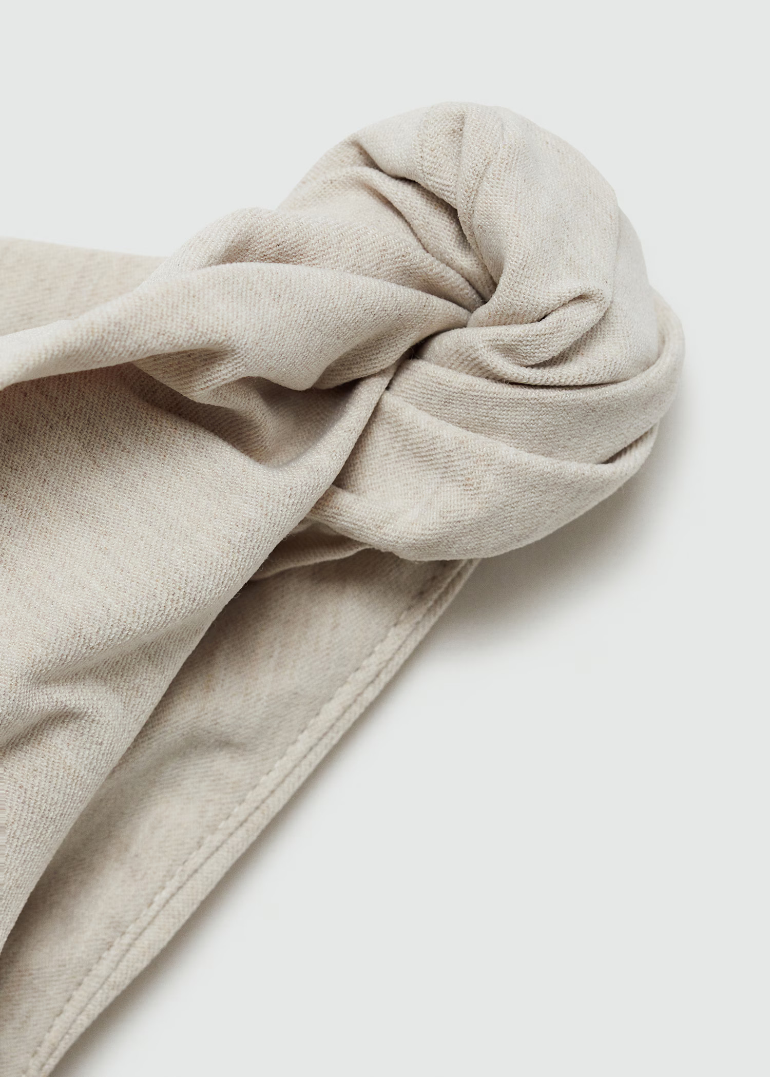 Asymmetrical draped top - Woman | MANGO USA | MANGO (US)