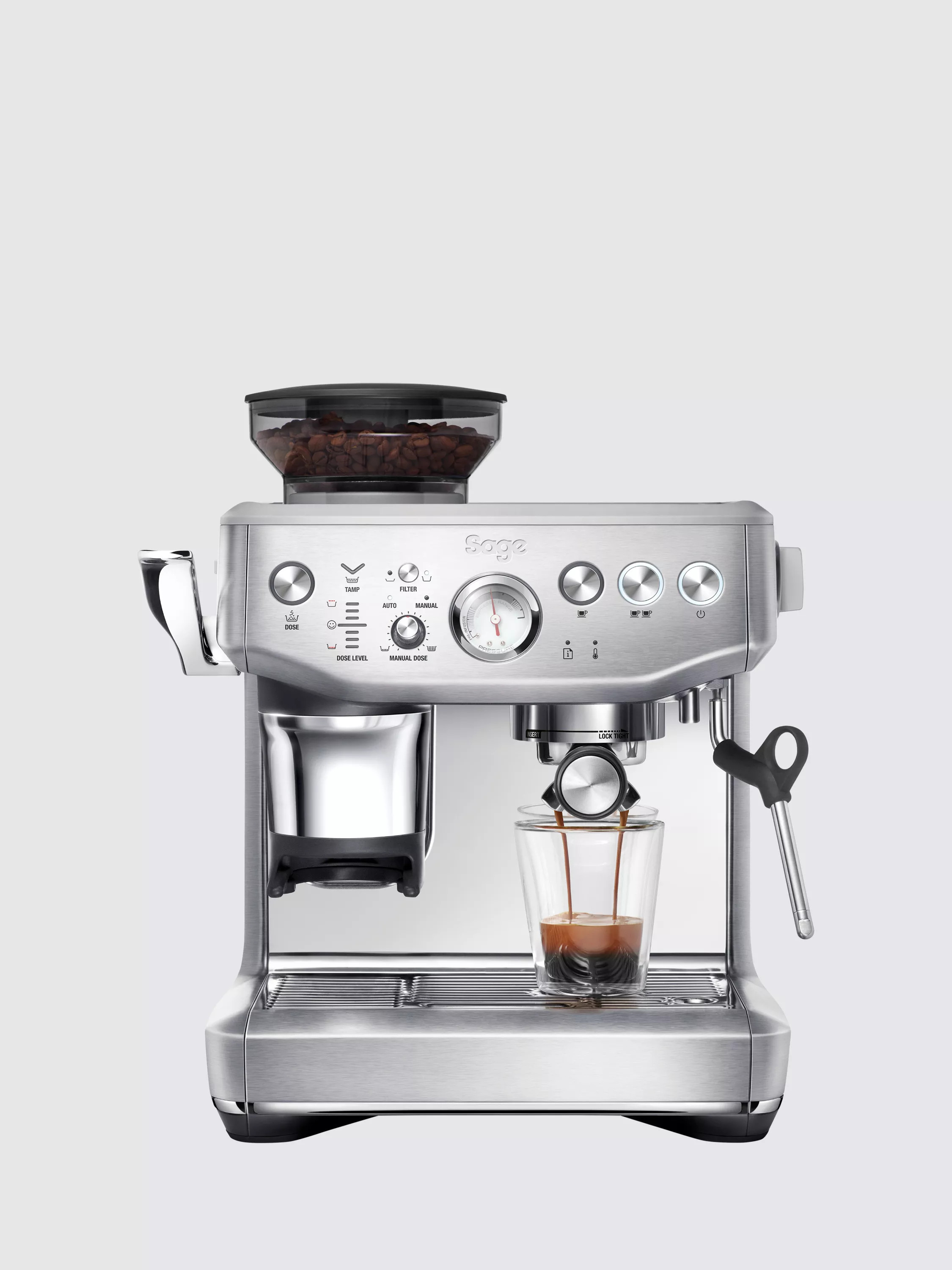 Sage the Barista Express™ Impress Luxe Coffee Machine | John Lewis (UK)