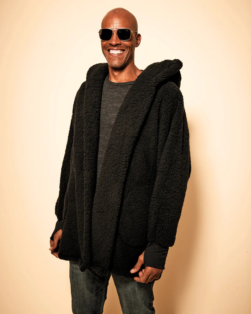 Classic Unisex Sherpa Lounger Jacket | Jill Martin