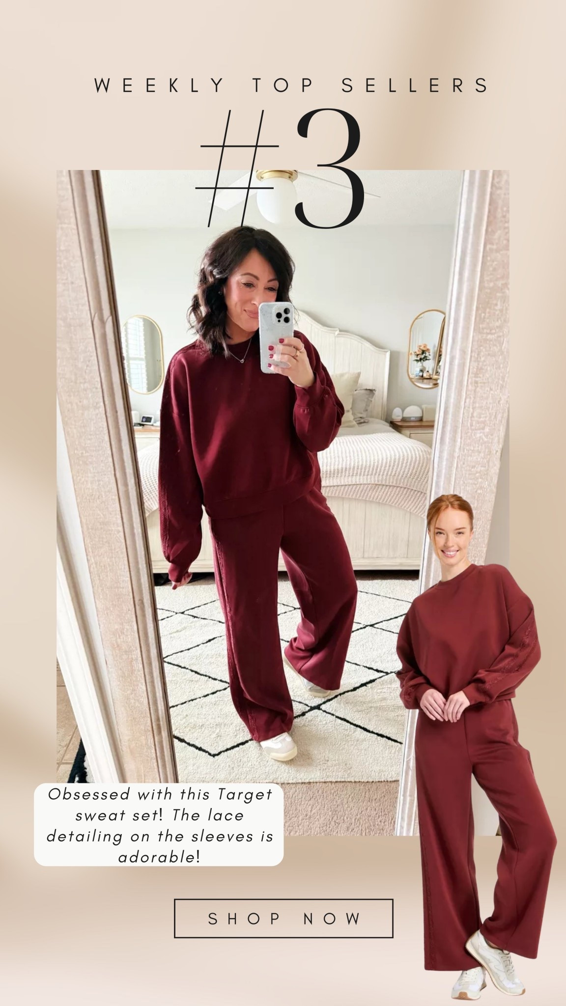 • medium top
• medium pants 
• sneakers true to size 

#LTKSaleAlert #LTKHoliday #LTKSeasonal