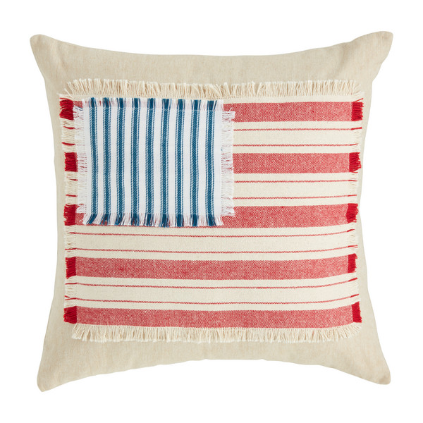 American Flag Pillow | Mud Pie