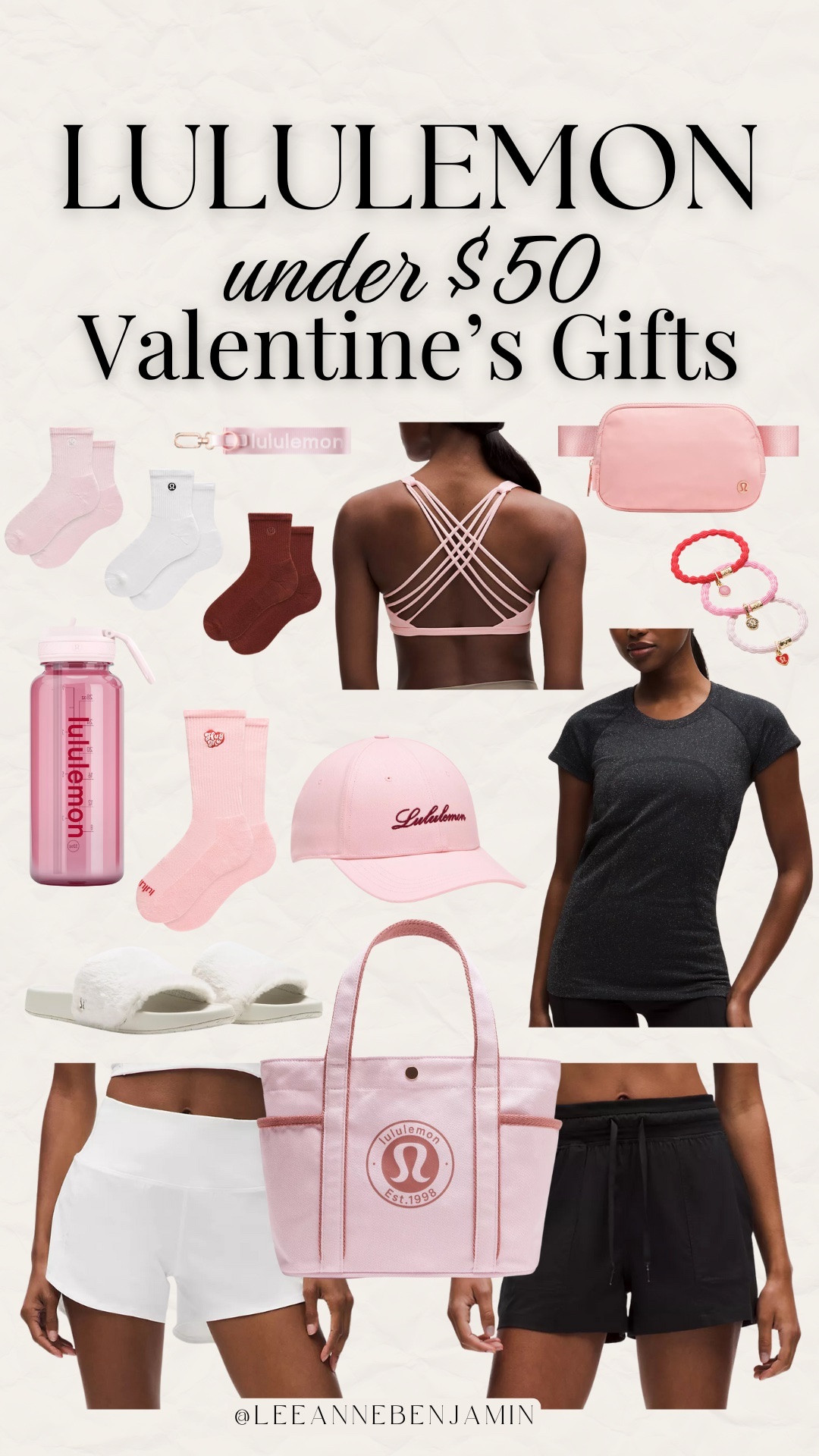 Under $50 items from Lululemon! Perfect items for a Valentine’s Day surprise! 

#LTKActive #LTKValentine #LTKSaleAlert