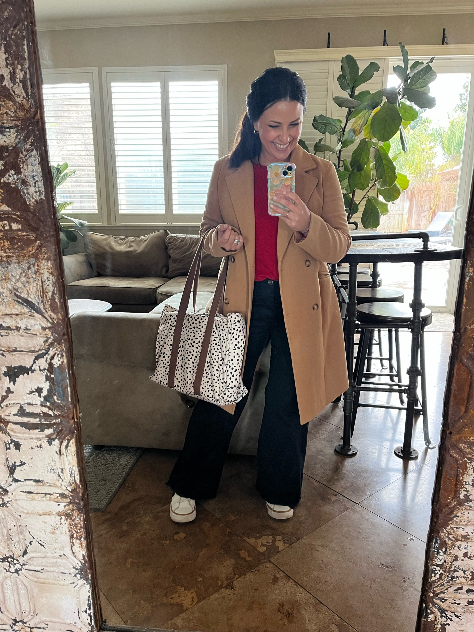 Happy February! I’ll be wearing pops of red and pink for the next two weeks for Valentine’s Day! I’m wearing a small in my red sweater, camel wool coat, and 27/s in my wide leg pants that I’ve been wearing on repeat. 

Teacher outfit
Wardrobe basics 

#LTKPetite #LTKOver40 #LTKWorkwear