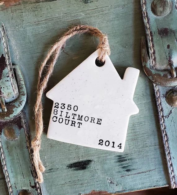Personalized First Home Christmas Ornament / Address / | Etsy | Etsy (US)