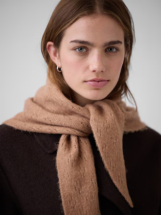 Pointelle Triangle Scarf | Gap (US)