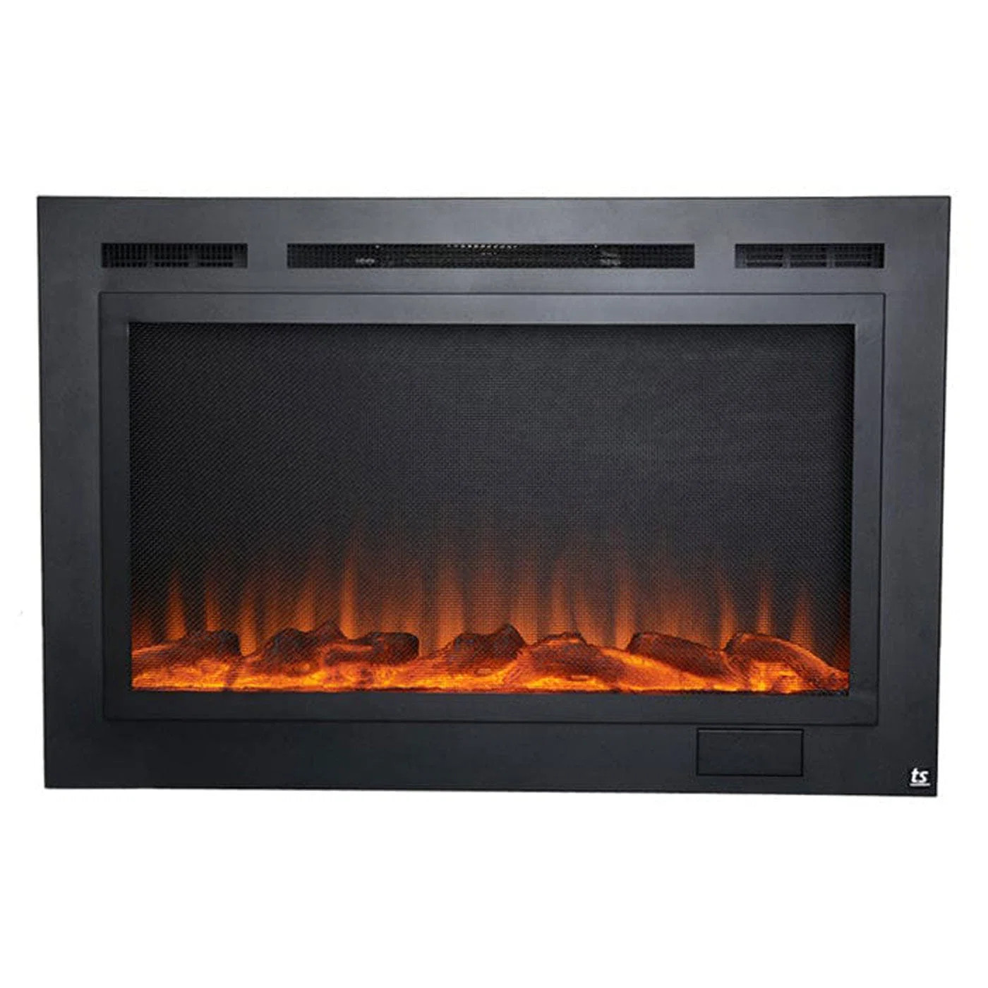 Sideline Recessed or Wall Mounted Electric Fireplace | Wayfair North America