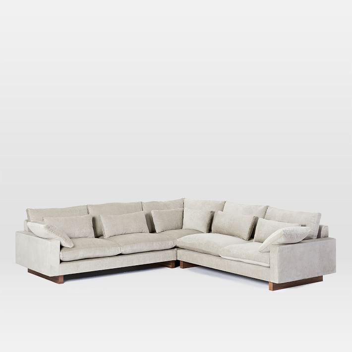 Harmony 3-Piece L-Shaped Sectional | West Elm (US)