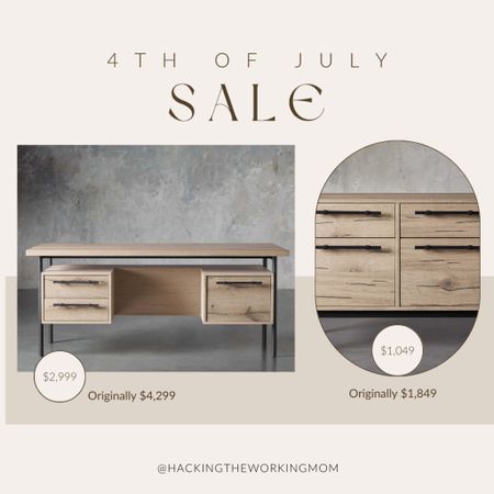 My desk is on major sale along with the other pieces that go with it!!

#LTKhome #LTKsalealert