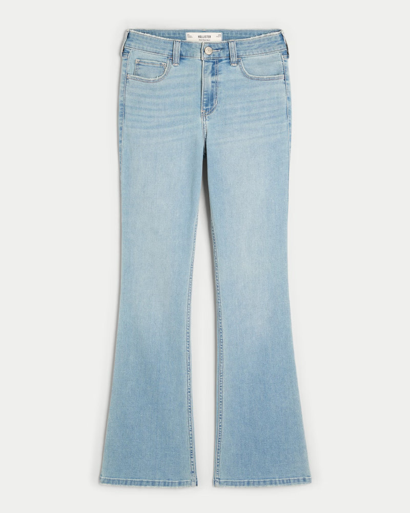 Women's Mid-Rise Light Wash Boot Jeans from Hollister | Hollister (US)
