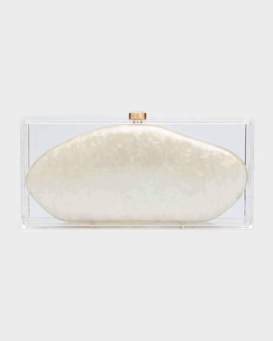 Annika Acrylic Clutch Bag | Neiman Marcus