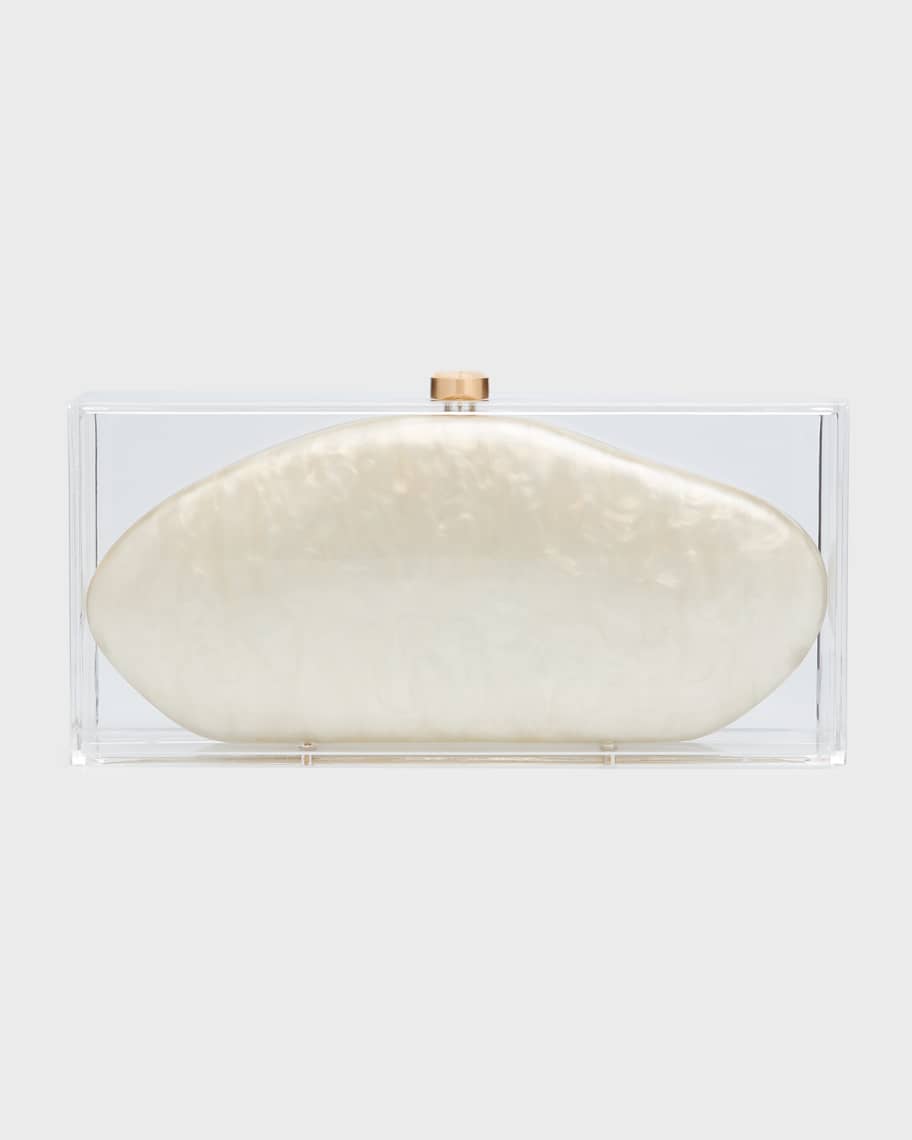 Annika Acrylic Clutch Bag | Neiman Marcus