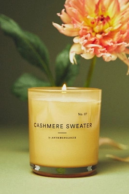 Nostalgia Spice Cashmere Sweater Glass Jar Candle | Anthropologie (US)