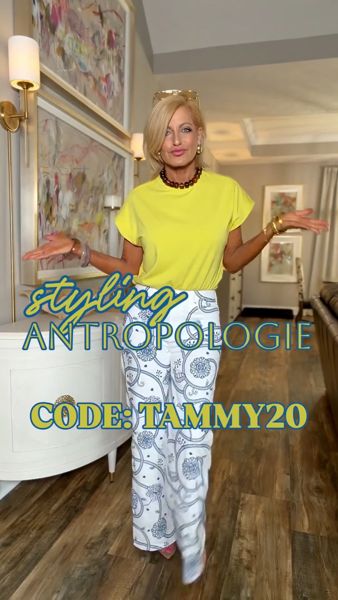 Use code TAMMY20 (some exclusions may apply)

@Anthropologie 
#anthropartner