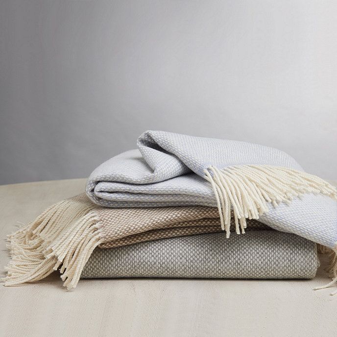 Polly Cashmere & Lambswool Throw Blanket | Ballard Designs, Inc.