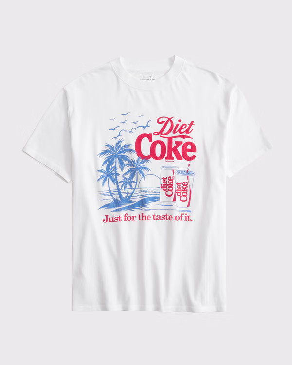 Oversized Diet Coke Graphic Tee | Abercrombie & Fitch (US)