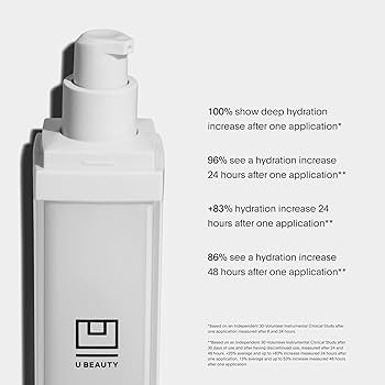 U Beauty The SUPER Hydrator Hyaluronic Acid Moisturizing Cream - Mega-Dose Skin Hydrator with Pep... | Amazon (US)