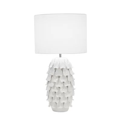 Harford Pineapple 28" Table Lamp Bayou Breeze Base Color: White | Wayfair North America