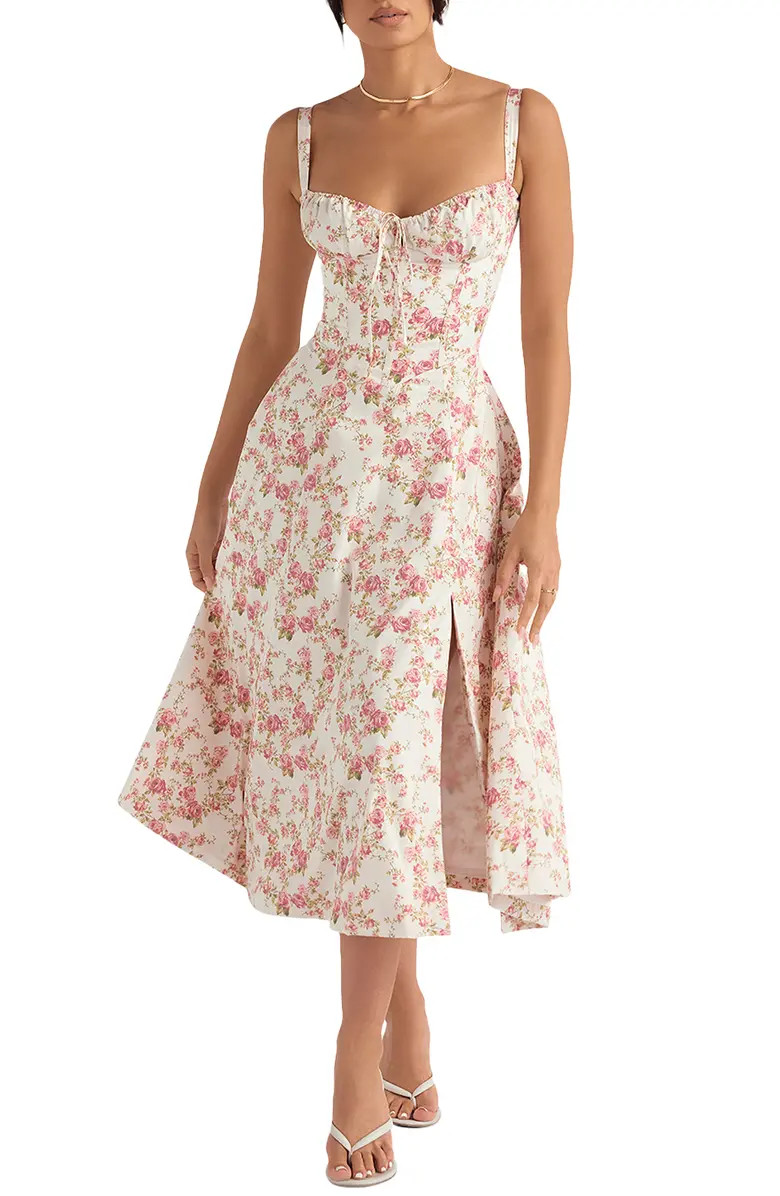 Carmen Floral Bustier Sundress | Nordstrom