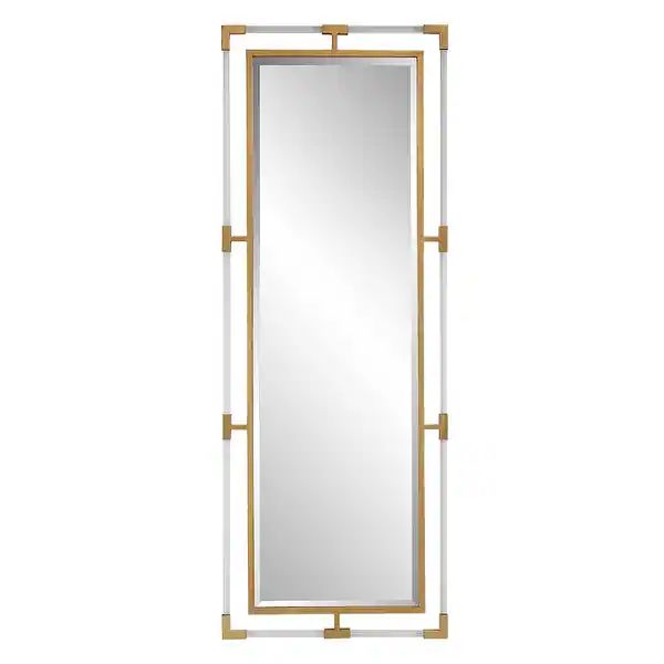 Uttermost Balkan Gold Tall Mirror - 28"W x 75"H x 1"D | Bed Bath & Beyond