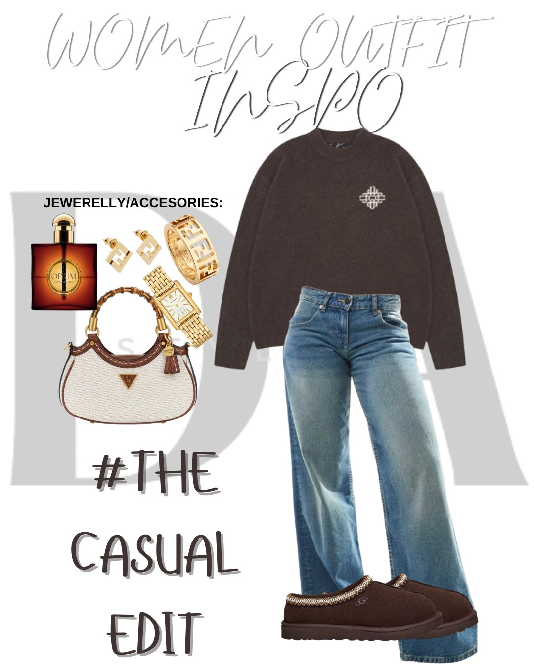 Women casual outfit 
(By dastylesu)
















Tags:
Autumn outfit,comfy outfit,brown sweater ,blue jeans,white purse,brown purse,Ugg season,Ugg shoes,brown Tasman Ugg,cozy szn,winter season,sweater outfit,white sweater,vintage jeans,women outfit inspiration,gold jewelry ,boots,old money

#LTKmodest #LTKautumn #LTKstyletip