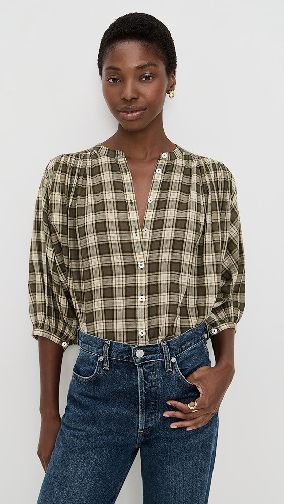Balloon-Sleeve Top | Shopbop