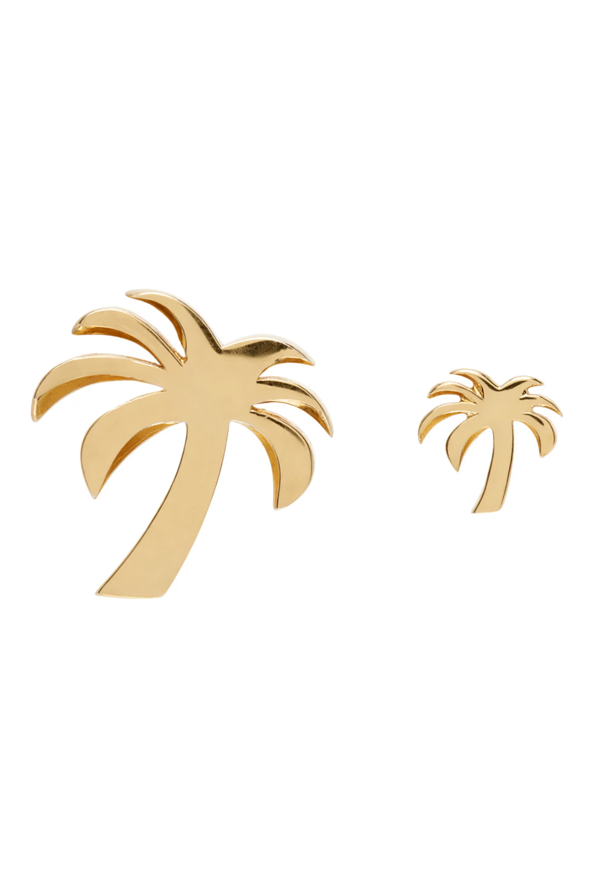 Palm Angels - Gold Palm Earrings | SSENSE